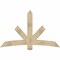 Ekena Millwork Alberta Rough Sawn Timber Gable Bracket, Douglas Fir, 72"W x 45"H x 6"D x 6"F, 15/12 Pitch GBW072X45X0606ALB00RDF - alternate 1